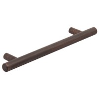 Bar Handle Steel Ø 12 mm Fixing Centres 128-160 mm Bartram Brushed oil rubbed bronze fixing centres 128 mm