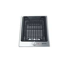 Stone Grill Ultra Low Profile Domino 310 mm Smeg Classic PGF30B - Stainless steel