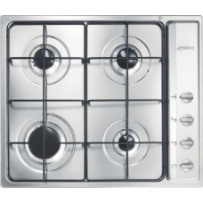 Hob Gas 590 mm Smeg Cucina S64S -  Stainless steel