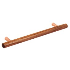Bar Handle Oak/Walnut and Copper Fixing Centres 160 mm Tilaa Walnut/copper finish