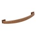 Bow Handle with Backplate Zinc Alloy Fixing Centres 128-160 mm Augusta Antique copper fixing centres 160 mm