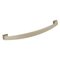 Bow Handle with Backplate Zinc Alloy Fixing Centres 128-160 mm Augusta Stainless steel effect fixing centres 160 mm