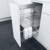 Storage Basket Set for Cabinet Width 300 mm Vauth-Sagel VS SUB Side Basket width 230 mm height 75 mm classic chrome linear wire