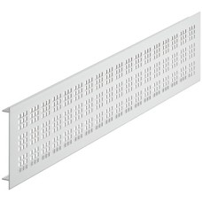 Ventilation Grille with Square Holes Square with square holes Ventilation area 120.5 cm2 length 500 mm max. installation dims. 485 x 85 mm matt silver F1