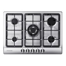 Hob Gas Five Burners 700 mm Rangemaster RMB70HPNGFSS - Stainless steel