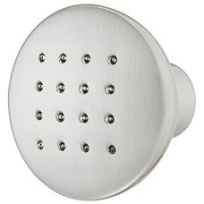 Knob Zinc Alloy Ø 28-33 mm Dimple Stainless steel effect Ø 33 mm