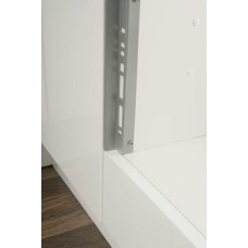 Heat Deflector Silver Epoxy Coated Steel Housing type: built under oven for board thickness 18 mm