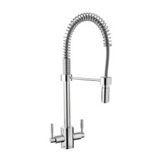 Tap Dual Lever Pull Out Spray Rangemaster Aquatrend Professional TRE1SPRCM/ - Chrome