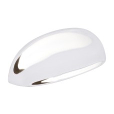 Cup Pull Handle Brass Fixing Centres 96 mm Restoration Polished chrome finish