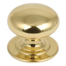 Knob Brass Ø 32-38 mm Grosvenor Polished brass Ø 32 mm