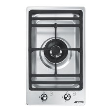 Hob Gas Ultra Low Profile 310 mm Smeg Classic PGF31G-1 - Stainless steel