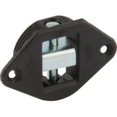Concealed Bracket with Embedded Bracket and Screw Hook Set Black