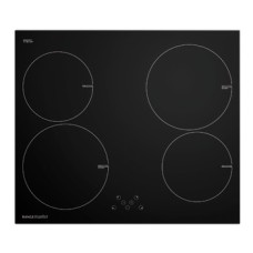 Hob Induction Four Zones 600 mm Rangemaster RMB60HPEIGL - Black ceramic glass