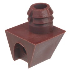 Cabinet Connector with Dowel Plug for Ø 10 mm Hole Arret White