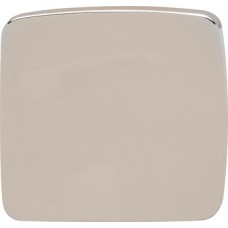 Knob Zinc Alloy 45 x 45 mm Flynn Stainless steel effect