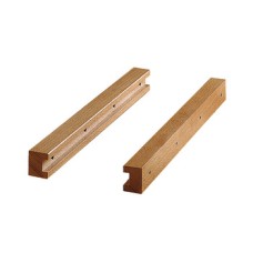 Beech Runners for Use with Wicker Baskets Pre-drilled Length 449 mm For board thickness 15/16 mm