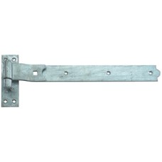 Cranked Folded Eye Band with Hook on Plate Mild Steel Length 457 mm gauge 5 mm 7 screws required