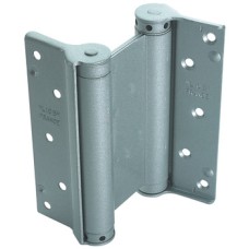 Spring Hinge Double Action 175 x 107 mm Silver lacquered steel