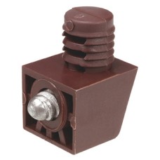 Knock Down Fitting with Integrated Special Screw for Ø 5 mm Holes Uno One White