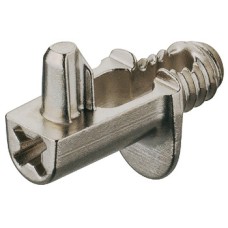 Shelf Support Plug in with Thread for Ø 5 mm Hole With thread for screw fixing into drill hole Nickel plated
