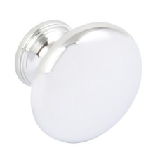 Knob Brass Ø 32 mm Corrine Polished chrome