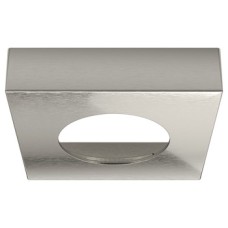 Bezel for Surface Mounting Loox LED 2025/2026 Square Stainless steel coloured