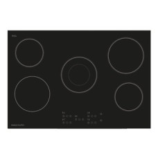 Hob Ceramic Five Zones 750 mm Rangemaster RMB75HPECGL - Black ceramic glass