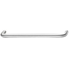 D Pull Handle Steel Fixing Centres 96-256 mm Ø 8 mm Polished chrome fixing centres 256 mm