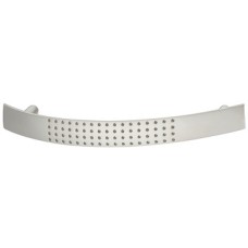 Bow Handle Zinc Alloy Fixing Centres 96-128 mm Dimple Matt nickel fixing centres 128 mm