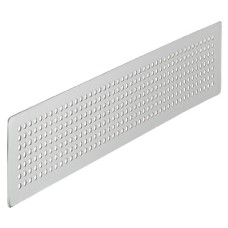 Ventilation Grille with Round Holes Startec Square rounded Ventilation area 183.1cm2 dimensions (A x B): 1000 x 1000 max. installation dims. 985 x 85 mm brushed