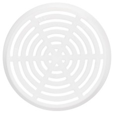 Ventilation Trim for Recess Mounting Slotted Ø 65 mm Plastic Round Ventilation area 13.49 cm2 white