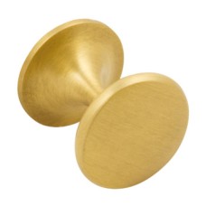 Knob Brass Ø 32 mm Chloeu Brushed brass finish