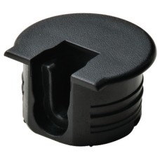Connector Housing Plastic with Ridge Rafix-20 TAB For wood thickness from 16 mm dim. A 8.0 mm drilling depth X 12.7<sup>+0.2</sup> mm black