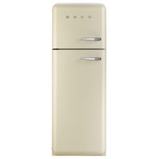 Fridge-Freezer Freestanding Total Capacity 298 Litres Smeg 50’s Style FAB30LCR5UK - Cream left hand hinge