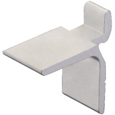 Shelf Support Aluminium for shelf support strip with intervals of 25 mm silver coloured anodized
