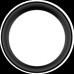 Ventilation Trim for Recess Mounting Plastic Overall Ø 29 mm recess Ø 25 mm depth 20 mm black