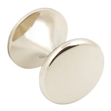 Knob Brass Ø 32 mm Chloeu Polished nickel finish