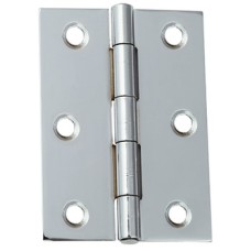 Butt Hinge Steel 1838 Length x width: 75 x 49 mm max. door weight 25 kg bright zinc plated