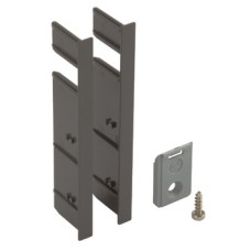 Front End Caps Set Internal Drawer for Vionaro Drawer Systems Graphite