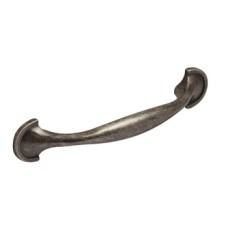 Bow Handle Zinc Alloy Fixing Centres 96 mm Norfolk Antique brass