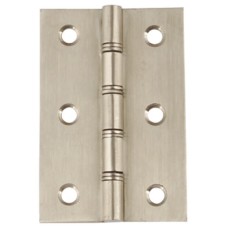 Butt Hinge DSSW Stainless Steel Square corners Length x width: 76 x 50 mm polished