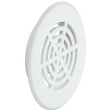 Ventilation Trim Harpoon-Type Fixing for Press Fittings Ø 50 mm Plastic White finish