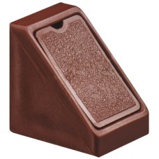 Corner Connector with Cover Cap Width 18 mm Mini Dark brown