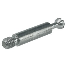Connecting Bolt for Ø 8 or 10 Ø mm Holes with M6 Thread  Minifix S100 Bolt hole 8 mm bolt head Ø 7 mm thread length 7.5 mm Drilling distance B:  24 mm thread length 7.5 mm bright
