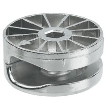 Connector Housing for Wood Thickness from 24 mm Maxifix SW6 bright finish