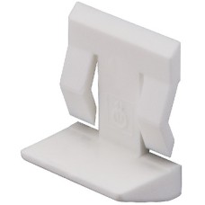 Shelf Support Plug in for Wooden and Glass Shelves and Ø 5 mm Holes With plug and spring clip White