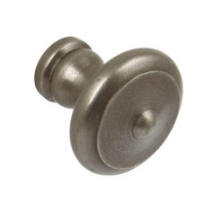 Knob Cast Iron Ø 30-40 mm Pewter Ø 30 mm