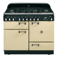 Range Cooker Electric Induction 1100 mm Rangemaster Elan Deluxe 110 Royal pearl finish chrome trim
