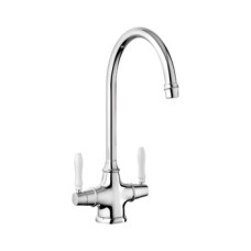 Mixer Tap Dual Lever Rangemaster Belfast TBM1BF/ - Brushed