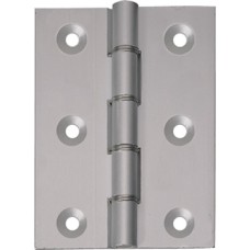 Butt Hinge Nylon Washered 75 x 50 mm Aluminium With stainless steel pin Max adjusted door weight 20 kg